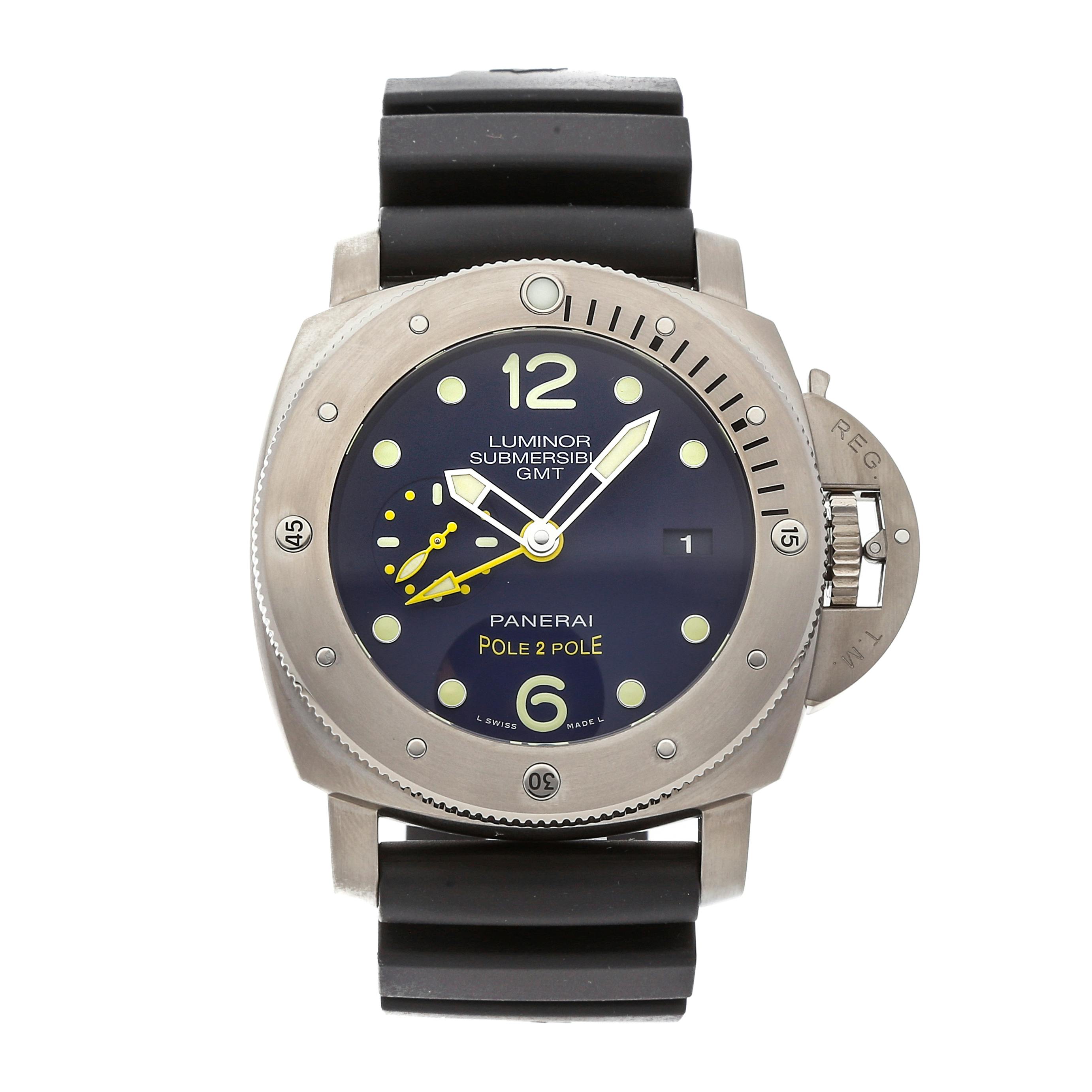 Panerai Luminor Submersible 1950 3 Days GMT Titanio PAM 719 WatchBox